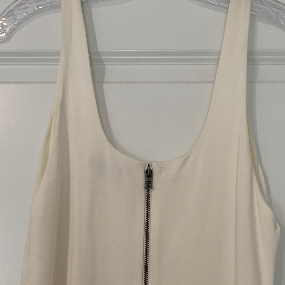 Alice + Olivia James mini  Sleeveless Dress ivory lined - Picture 5 of 11